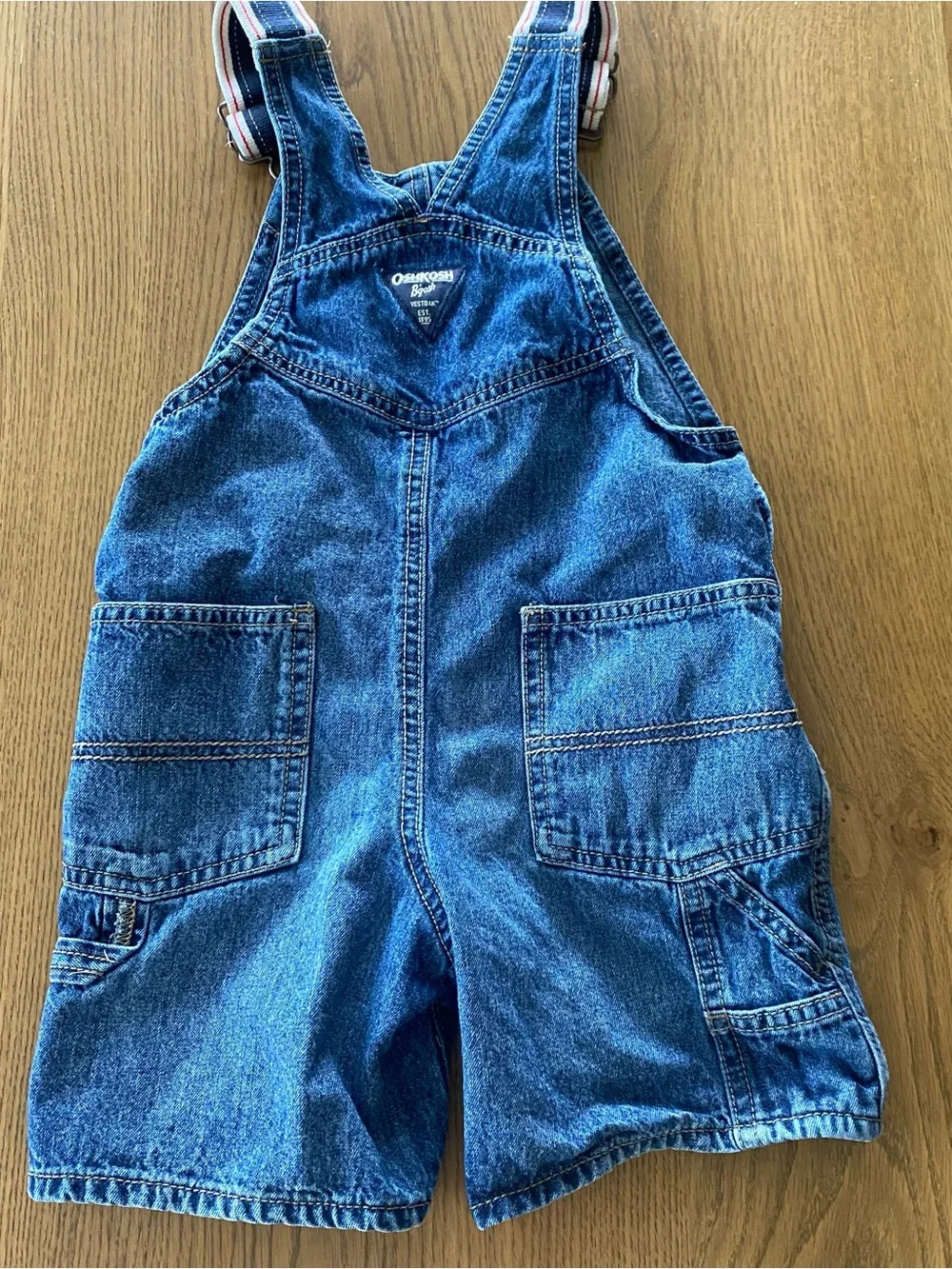 OshKosh B'gosh Denim Shortall Overalls 4T